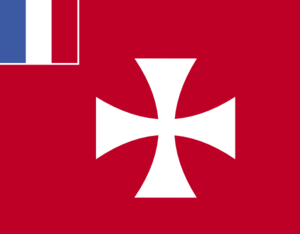 Flag Of The Territory Of The Wallis And Futuna Islands Clip Art